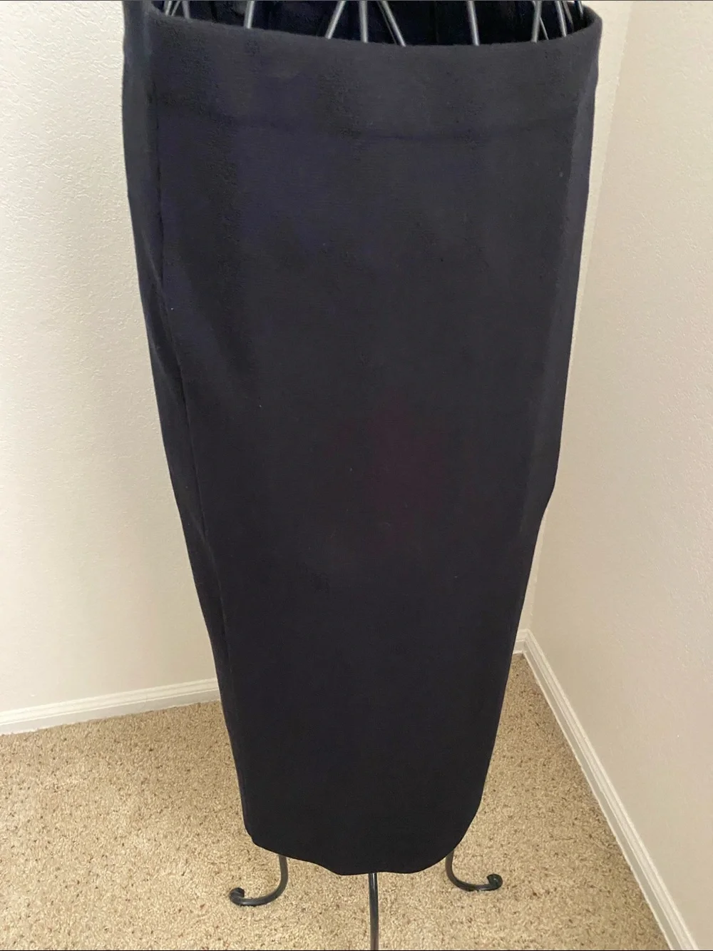 Ann Taylor Knit  Black Pencil Skirt